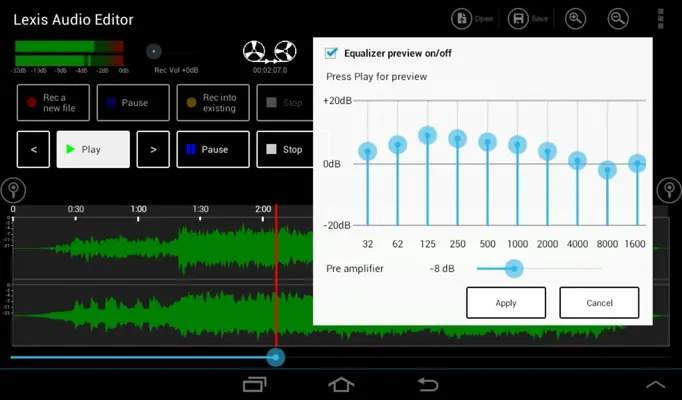 Lexis Audio Editor android App screenshot 0