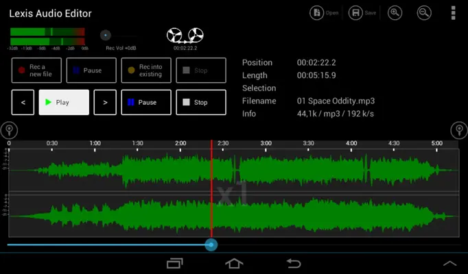 Lexis Audio Editor android App screenshot 1