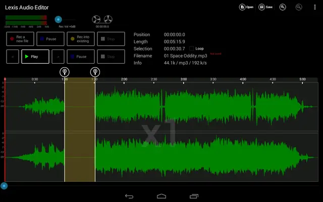 Lexis Audio Editor android App screenshot 4